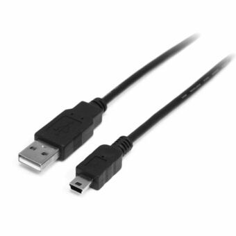 Kabel Micro USB Startech USB2HABM2M           USB A Mini USB B Zwart