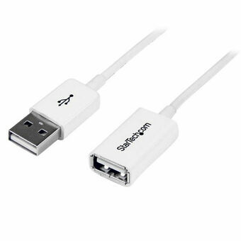 USB-kabel Startech USBEXTPAA3MW         USB A Wit