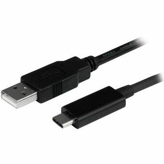 Kabel USB A naar USB C Startech USB2AC1M Zwart