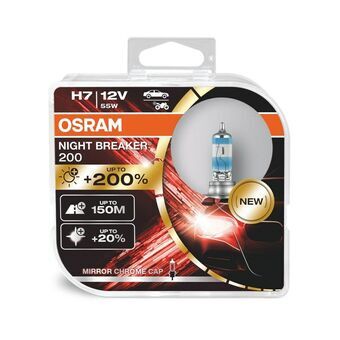 Gloeilamp voor de auto Osram O64210NB200HCB 55 W PX26D 3550 K 12 V (2 Stuks)