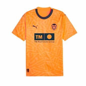 Heren Voetbal T-shirt met Korte Mouwen Puma Valencia CF 3rd Kit 23/24 Oranje - L - L