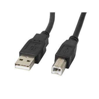 Kabel USB 2.0a naar USB B Lanberg CA-USBA-11CC-0018-BK Zwart 1,8 m
