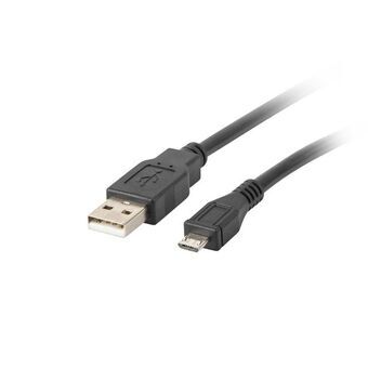 Kabel USB naar micro-USB Lanberg CA-USBM-10CC-0018-BK Zwart 1,8 m