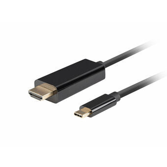 Kabel USB C naar HDMI Lanberg CA-CMHD-10CU-0010-BK Zwart 1 m