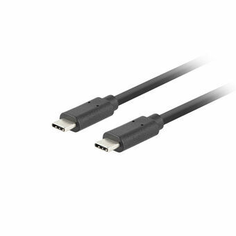 USB-C-kabel Lanberg CA-CMCM-32CU-0005-BK Zwart 50 cm