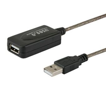 Verlengkabel USB Savio CL-76 Wit Zwart 5 m