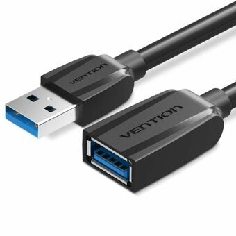 Verlengkabel USB Vention VAS-A45-B100 Zwart 1 m