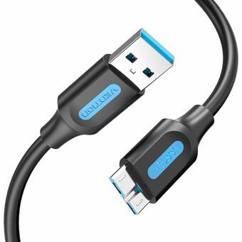 USB-kabel Vention COPBG 1,5 m Zwart (1 Stuks)