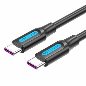 Kabel USB-C naar USB-C Vention COTBG Zwart 1,5 m