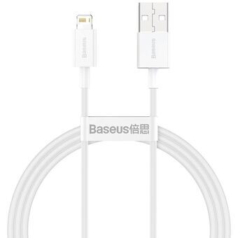 Kabel USB naar Lightning Baseus CALYS-A02 Wit 1 m