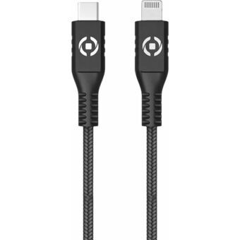 Kabel USB-C naar Lightning Celly PL2MUSBCLIGHT 2 m Zwart