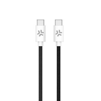 USB-C-kabel Celly USBCUSBCCOTTBK Zwart 1,5 m