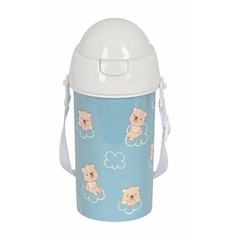 Waterfles Safta Baby Bear Pastelblauw Polyurethaan 500 ml