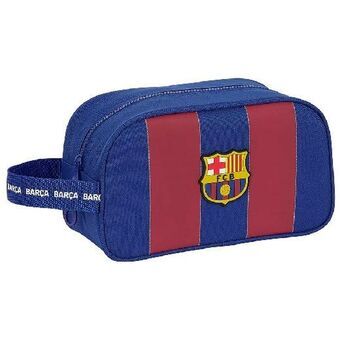 Reistasje FC Barcelona 23/24 Kastanjebruin Blauw 26 x 15 x 12 cm