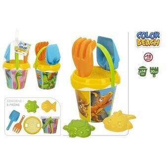 Strandspeelgoedset Color Beach 20 cm Ø 14 cm 6 Onderdelen