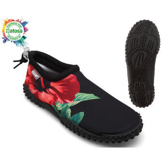 Slippers Zwart Bloem - 36 - 36