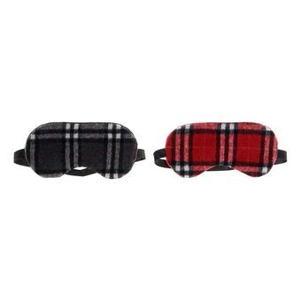 Blinddoek DKD Home Decor Zwart Rood (2 pcs) (18 x 9 x 0.5 cm)