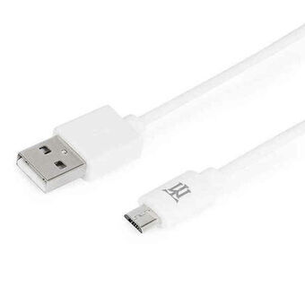 Kabel USB naar micro-USB Maillon Technologique 1 m Wit (1 m)