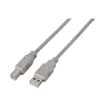 Kabel USB 2.0a naar USB B Aisens A101-0002 Beige 1,8 m