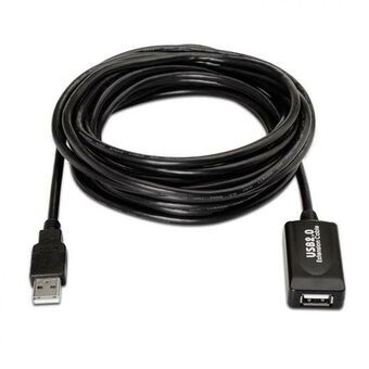 USB-kabel Aisens A101-0018 5 m Zwart (1 Stuks)