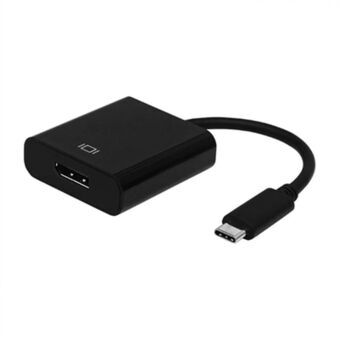 Adapter USB C naar DisplayPort Aisens A109-0345 Zwart 15 cm 4K Ultra HD