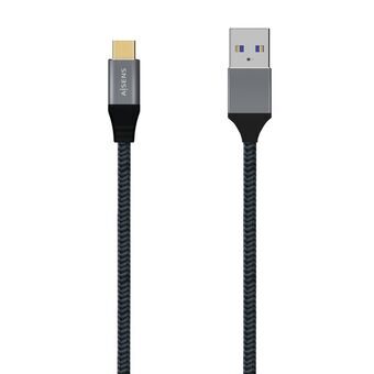 Kabel USB A naar USB-C Aisens A107-0630 50 cm Grijs (1 Stuks)