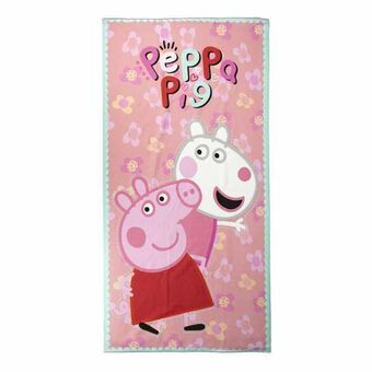 Strandhanddoek Peppa Pig Roze 70 x 140 cm Microvezel