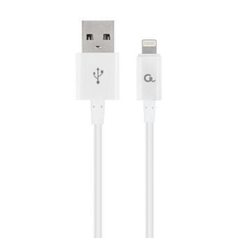 Kabel Lightning Cablexpert CC-USB2P-AMLM-1M-W 1 m