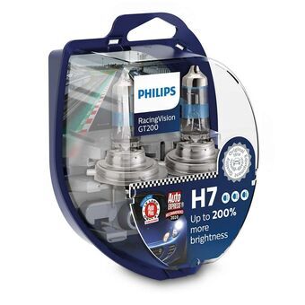 Gloeilamp voor de auto Philips 00577928 55 W PX26D 3500 K Hallogeenlamp Halogeen H7 12 V (2 Stuks)