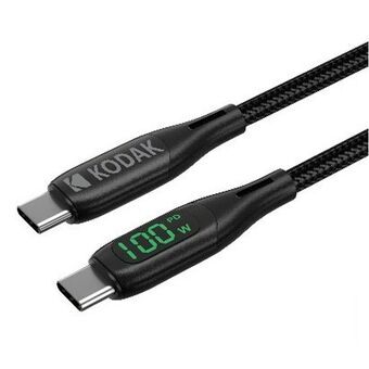 USB-C-kabel Kodak Zwart 1 m (1 Stuks)