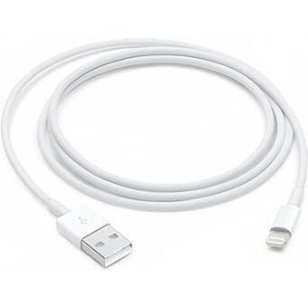 Kabel USB naar Lightning Apple MUQW3ZM/A Wit 1 m (1 Stuks)