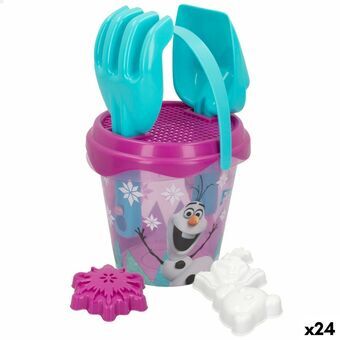 Strandspeelgoedset Frozen Olaf Ø 14 cm (24 Stuks)