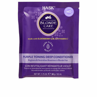 Kleurherstel Conditioner voor Blond Haar HASK Blonde Care 50 g