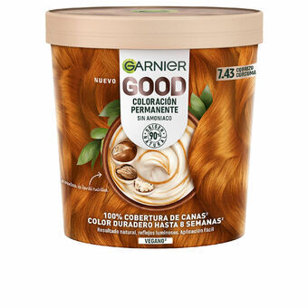 Permanente kleur Garnier Good Geen ammoniak Nº 7.43 Cobrizo Cúrcuma