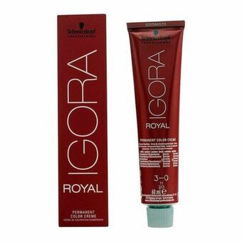 Permanente Kleur Igora Royal Schwarzkopf 3-0 (60 ml)