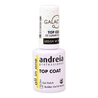 Nagellak Andreia Galactic Top Coat Nº 02 Lunar Glitter 10,5 ml