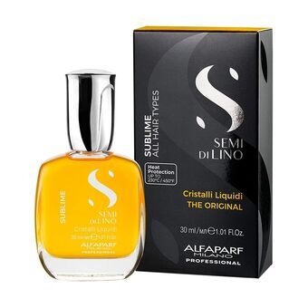 Haarolie Semi Di Lino Sublime Cristal Liquid The Original Alfaparf Milano Semi Di Lino Sublime