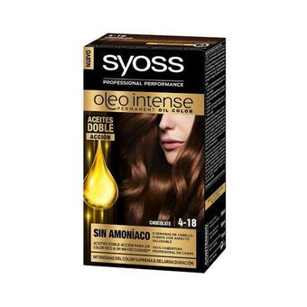 Permanente Kleur Syoss As Kastanjebruin N 5,54