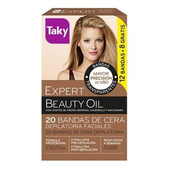 Ontharingswax Gezicht Beauty Oil Taky (20 pcs) (20 Stuks) (12 Stuks)