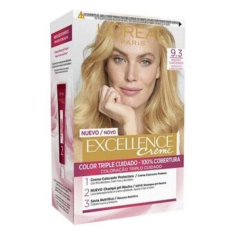 Permanente Kleur Excellence L\'Oreal Make Up Nº 9,3 Licht Goudblond