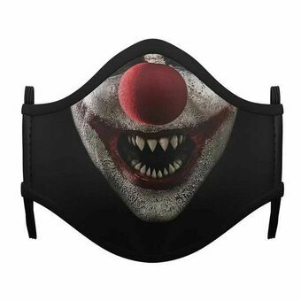 Herbruikbaar stoffen gezichtsmasker My Other Me 10-12 Jaar Kwade Clown Demon