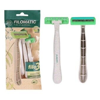 Handmatig scheermesje Bio Triple (4 pcs)