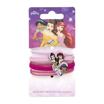 Haarelastiek Disney Princess Multicolour 6 Stuks