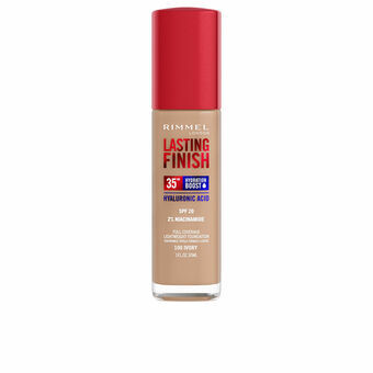 Crème Make-up Basis Rimmel London Lasting Finish Nº 100 Ivory Spf 20 30 ml