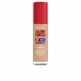 Vloeibare Foundation Rimmel London Lasting Finish Nº 150 Rose Vanilla Spf 20 30 ml