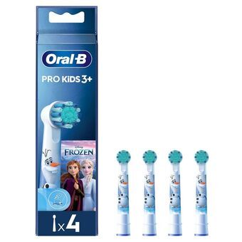 Borstel vervanger Oral-B EB10 4 FFS FROZEN II Blauw/Wit 4 Stuks