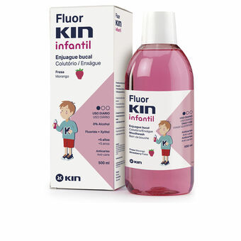 Mondwater Kin Kinderen Aardbei 500 ml