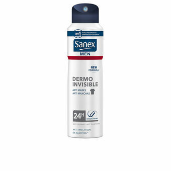 Deodorant Spray Sanex Men Dermo Invisible 200 ml