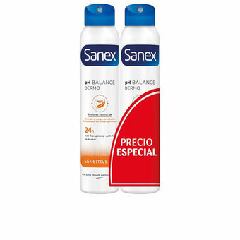 Deodorant Spray Sanex Sensitive 2 Stuks 200 ml