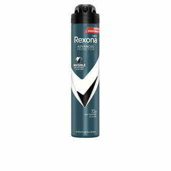 Deodorant Spray Rexona Invisible Men 200 ml